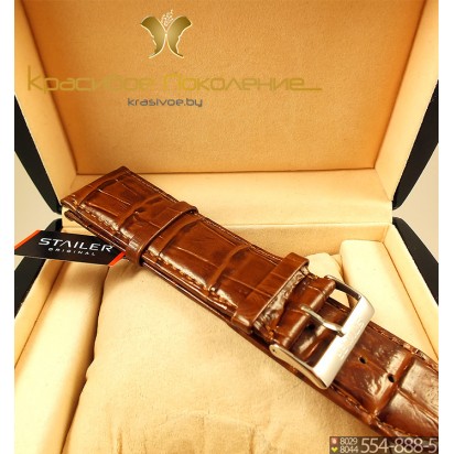 Ремешок кожаный для часов 26 мм 1522-2611