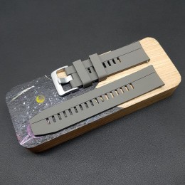 Ремешок каучуковый серого цвета для часов 22 мм CRW393-22