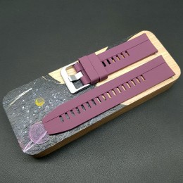 Ремешок каучуковый фиолетового цвета для часов 22 мм CRW398-22