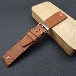 Кожаный ремешок ручной работы для часов 20 мм M017-20
