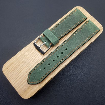 Кожаный ремешок ручной работы для часов 20 мм M078-20