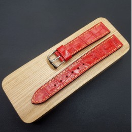 Кожаный ремешок ручной работы для часов 18 мм M080-18-16