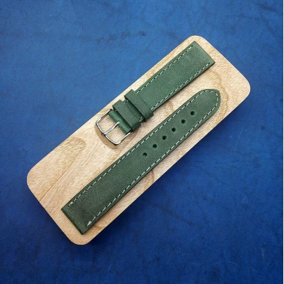 Кожаный ремешок ручной работы для часов 20 мм M101-20