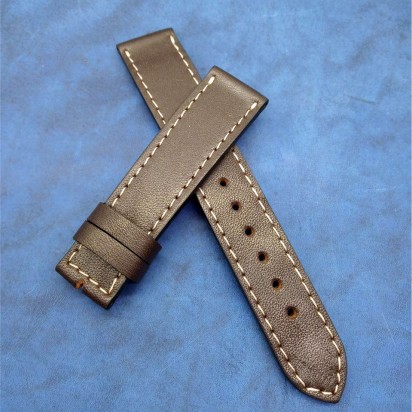 Кожаный ремешок ручной работы для часов 20 мм артикул M103-20-18 удлиненный