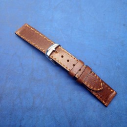Кожаный ремешок ручной работы для часов 20 мм M104-20