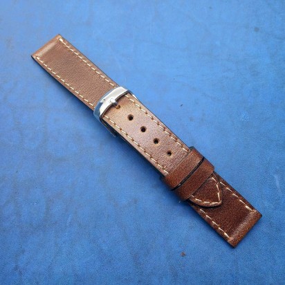 Кожаный ремешок ручной работы для часов 20 мм M105-20