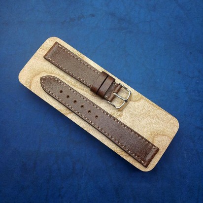 Кожаный ремешок ручной работы для часов 20 мм M106-20