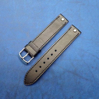 Кожаный ремешок ручной работы для часов 18 мм M108-18
