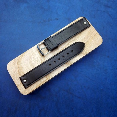 Кожаный ремешок ручной работы для часов 18 мм M108-18