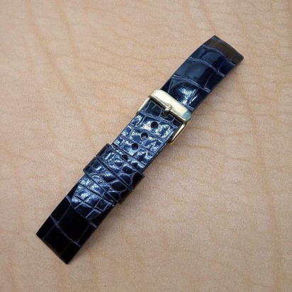 Авторский кожаный ремешок ручной работы для часов 22 мм M122-22