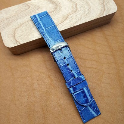 Кожаный ремешок ручной работы для часов 22 мм M130-22