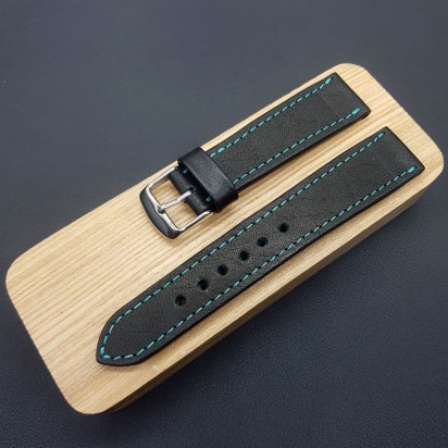 Кожаный ремешок ручной работы для часов 18 мм M181-20