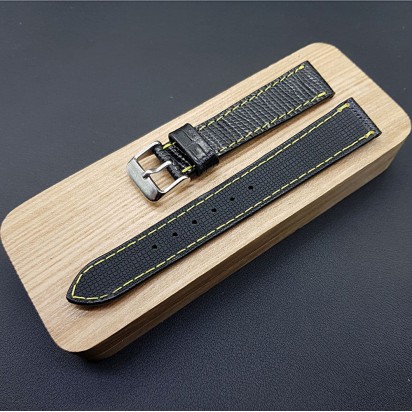 Кожаный ремешок ручной работы для часов 18 мм M245-18-16