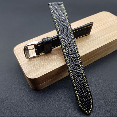 Кожаный ремешок ручной работы для часов 18 мм M245-18-16