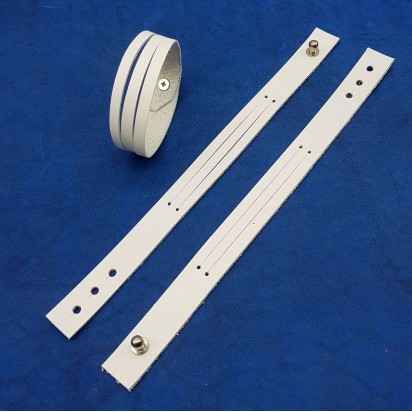 Браслет из натуральной кожи Remenmaster "Три полосы " BR040