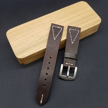 Кожаный ремешок ручной работы для часов 20 мм Remenmaster M184-20