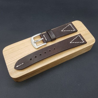 Кожаный ремешок ручной работы для часов 20 мм Remenmaster M184-20