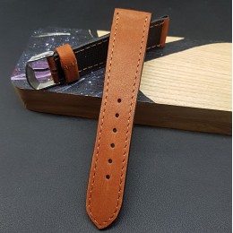 Кожаный ремешок Remenmaster светло-коричневого цвета для часов 22 мм M173-22