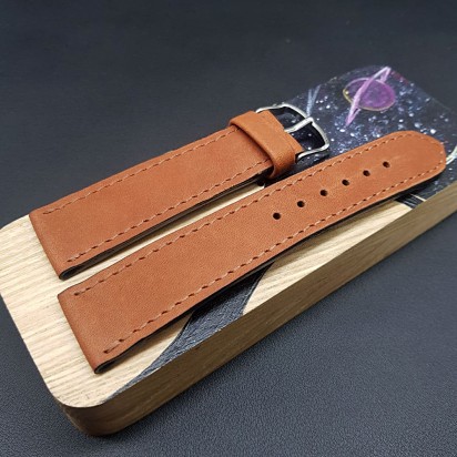 Кожаный ремешок Remenmaster светло-коричневого цвета для часов 22 мм M173-22