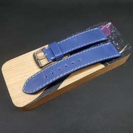 Кожаный ремешок ручной работы для часов 22 мм M211-22-20