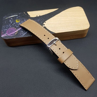 Кожаный ремешок ручной работы для часов 22 мм M216-22-20