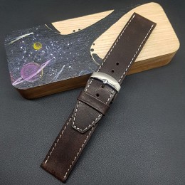 Кожаный ремешок ручной работы для часов 20 мм M222-20-20