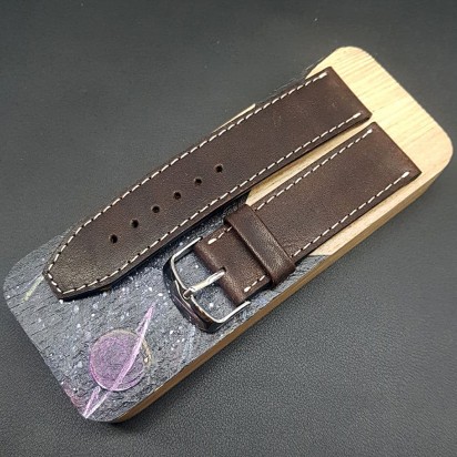 Кожаный ремешок ручной работы для часов 24 мм M222-24\24