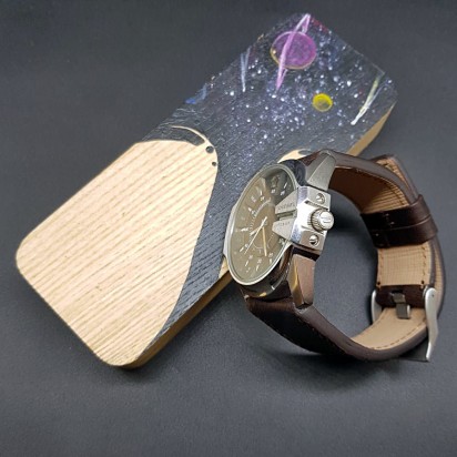 Кожаный ремешок ручной работы для часов Diesel 27 мм DZ-1206-27/24