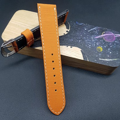 Кожаный ремешок ручной работы для часов 22 мм M224-22