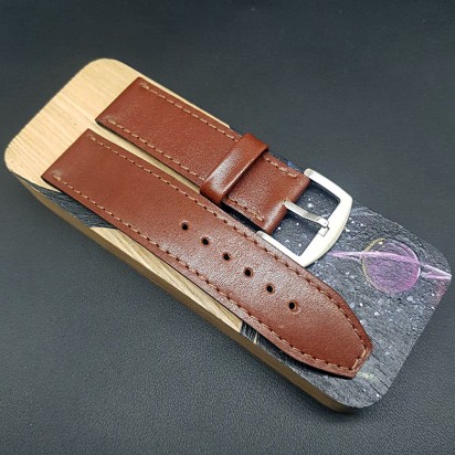 Кожаный ремешок ручной работы для часов 24 мм M228-24-24