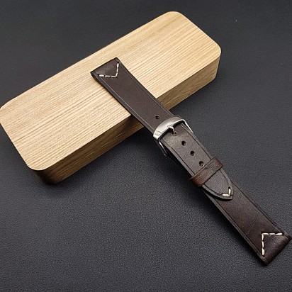 Ремешок RemenMaster коричневого цвета для часов 22 мм RB005-22-20