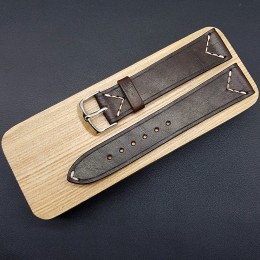 Ремешок RemenMaster коричневого цвета для часов 22 мм RB005-22-20