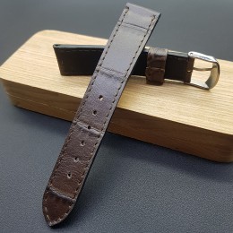 Кожаный ремешок ручной работы для часов 20 мм M139-20-18