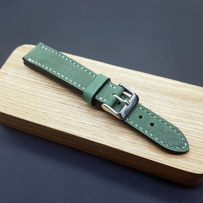 Кожаный ремешок ручной работы для часов 18 мм M265-18-16