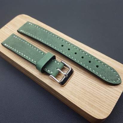 Кожаный ремешок ручной работы для часов 18 мм M265-18-16