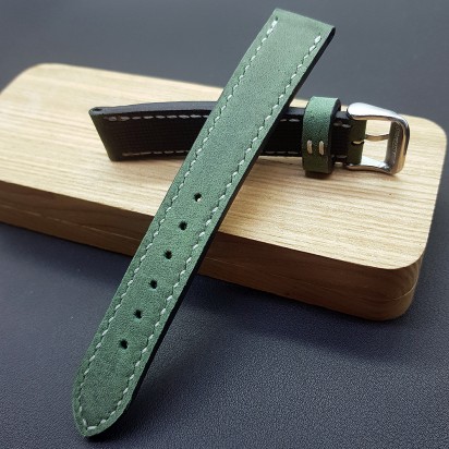 Кожаный ремешок ручной работы для часов 18 мм M265-18-16
