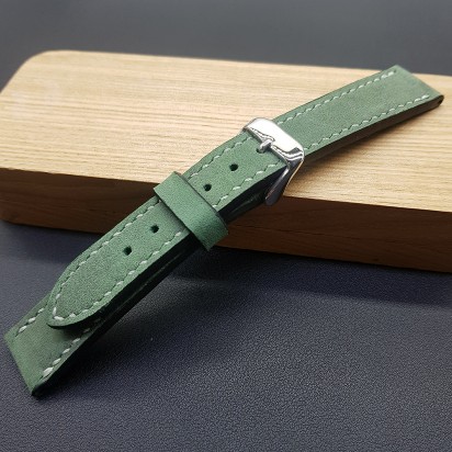 Кожаный ремешок ручной работы для часов 18 мм M265-18-16