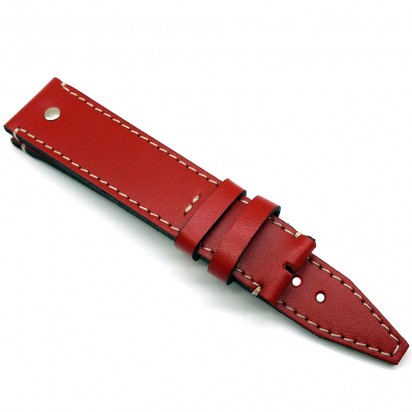 Кожаный ремешок ручной работы для часов 24 мм M018-24