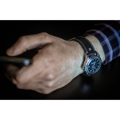 Кожаный ремешок ручной работы для часов 22 мм M031-22