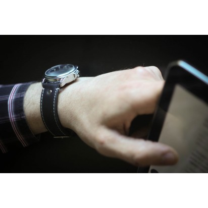 Кожаный ремешок ручной работы для часов 22 мм M031-22