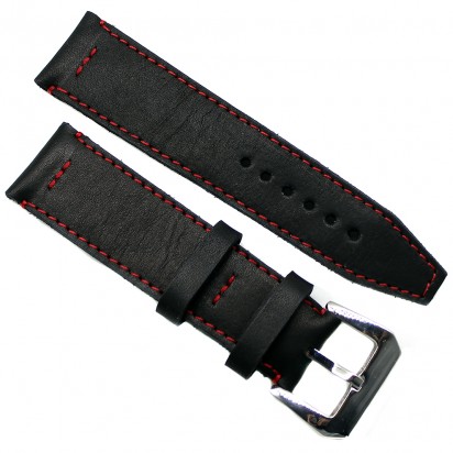 Кожаный ремешок ручной работы для часов 24 мм M037-24