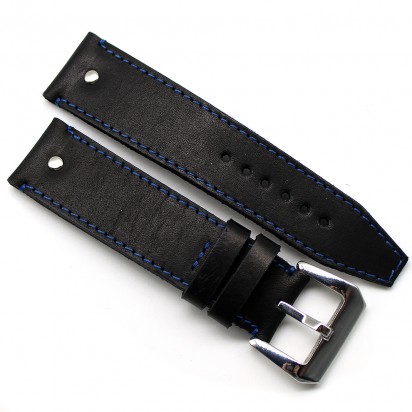 Кожаный ремешок ручной работы для часов 22 мм M039-22