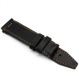 Кожаный ремешок ручной работы для часов 24 мм M040-24