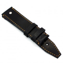 Кожаный ремешок ручной работы для часов 24 мм M041-24