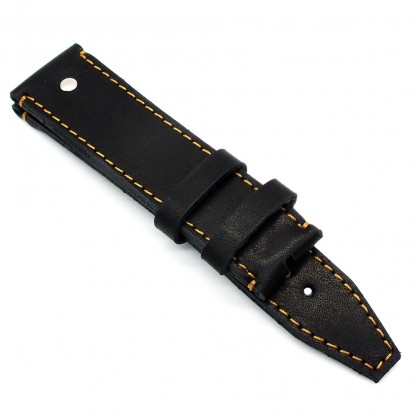 Кожаный ремешок ручной работы для часов 24 мм M041-24