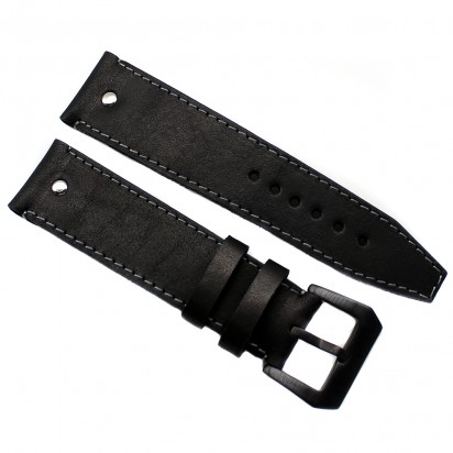Кожаный ремешок ручной работы для часов 22 мм M042-22