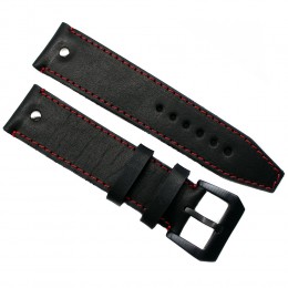 Кожаный ремешок ручной работы для часов 24 мм M043-24