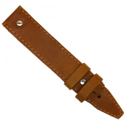 Кожаный ремешок ручной работы для часов 20 мм M050-20