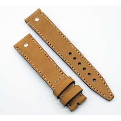Кожаный ремешок ручной работы для часов 24 мм M056-24