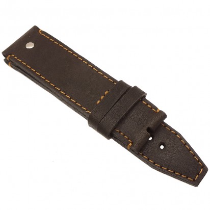 Кожаный ремешок ручной работы для часов 24 мм M061-24